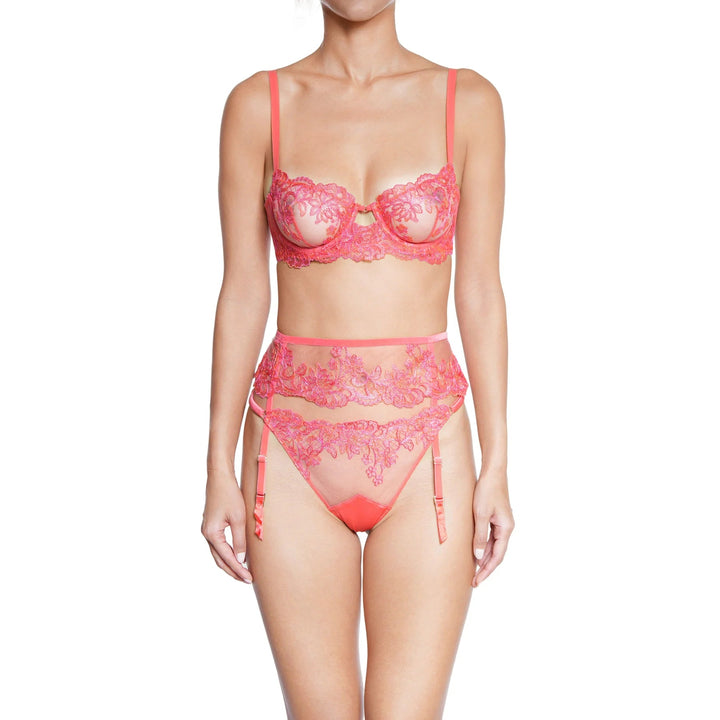 Huit Bonbon Rose Garter Belt - Sugar Cookies Lingerie