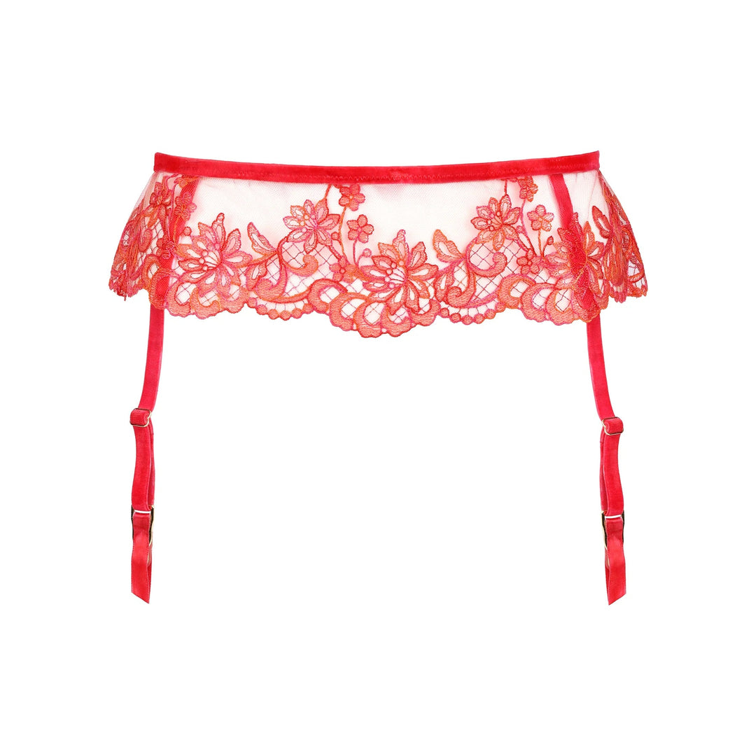 Huit Bonbon Rose Garter Belt - Sugar Cookies Lingerie