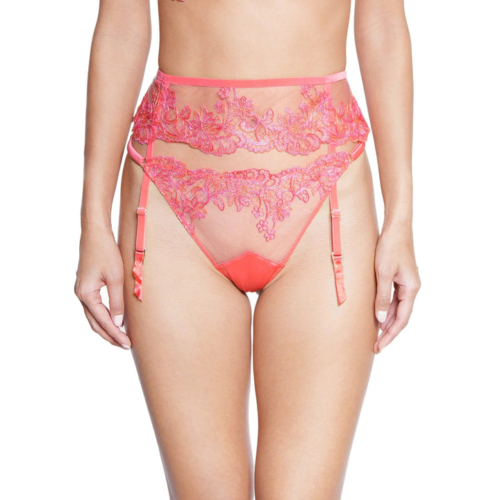 Huit Bonbon Rose Garter Belt - Sugar Cookies Lingerie
