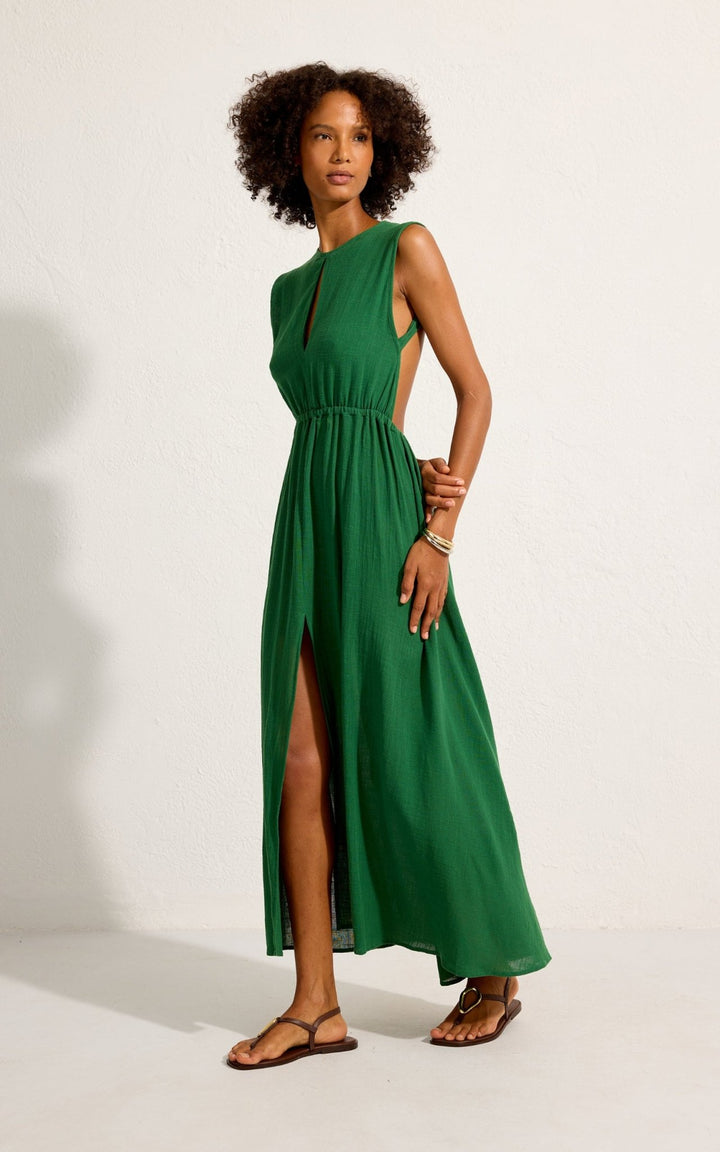 Lenny Niemeyer Slit Elastic Waist Dress - Sugar Cookies Lingerie