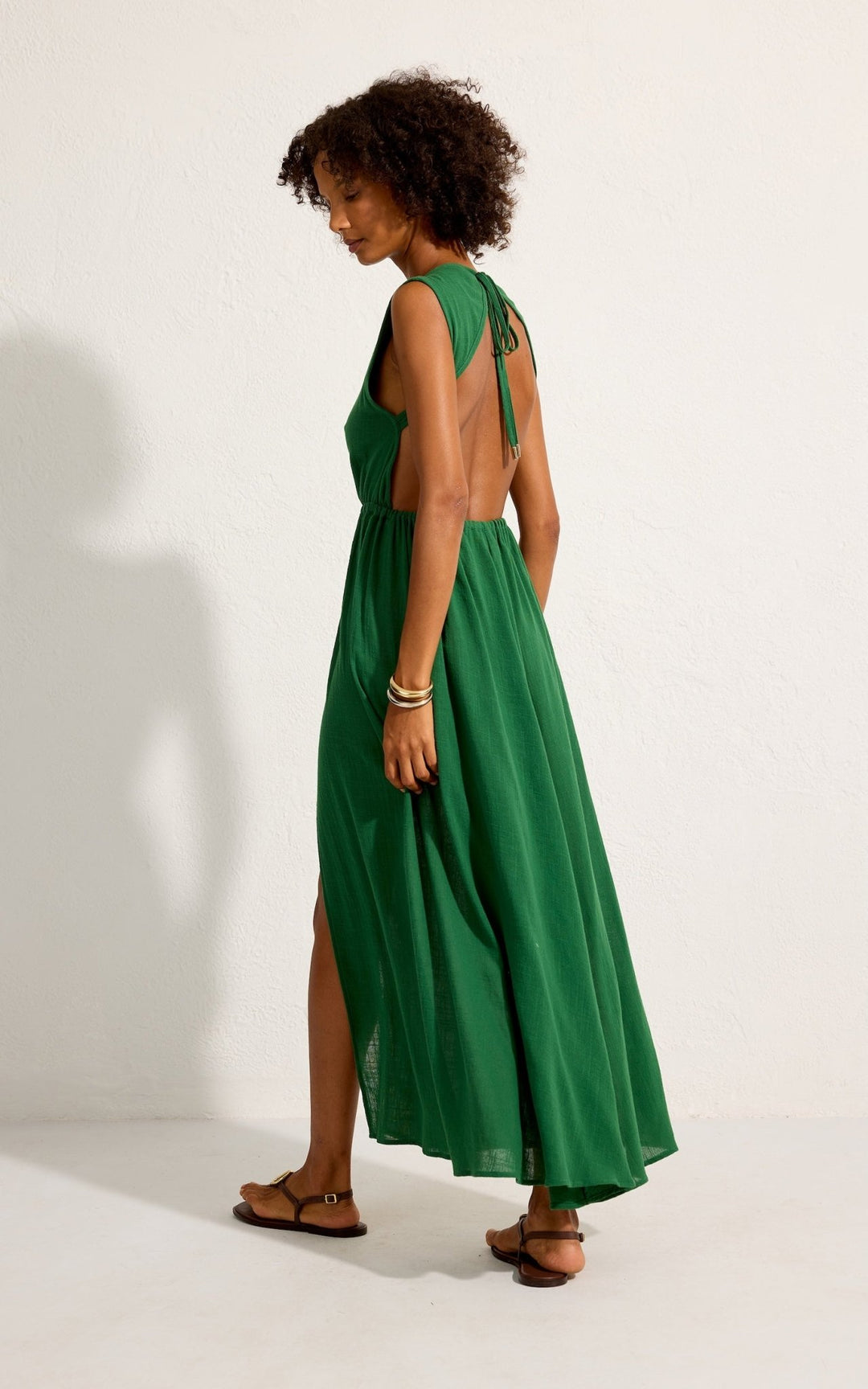 Lenny Niemeyer Slit Elastic Waist Dress - Sugar Cookies Lingerie