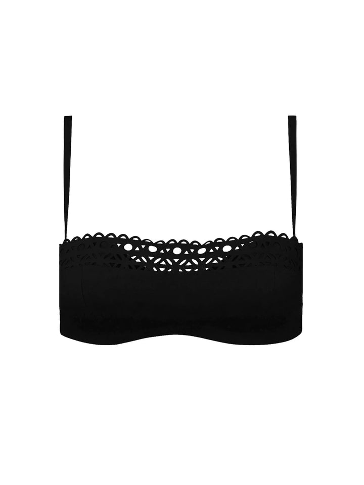Lise Charmel Ajourage Couture Padded Strapless Bikini Top - Sugar Cookies Lingerie