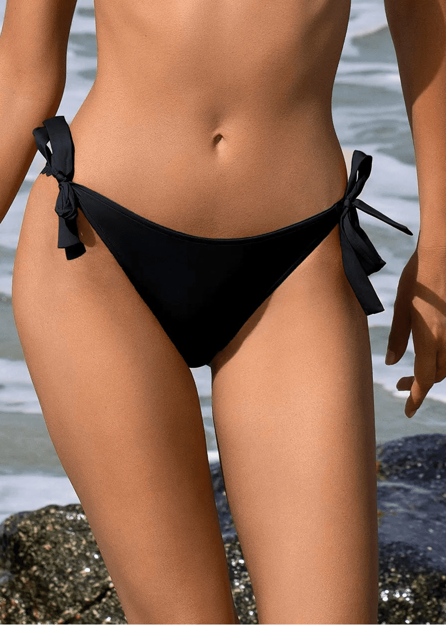 Lise Charmel Ajourage Couture Side Tie Bikini Bottom - Sugar Cookies Lingerie