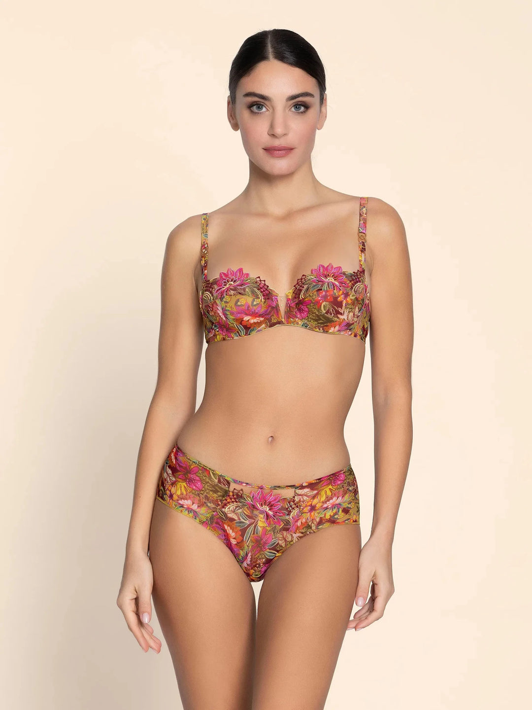 Lise Charmel Danse Des Fleurs Boyshort - Sugar Cookies Lingerie