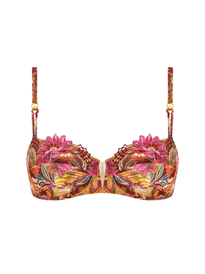 Lise Charmel Danse Des Fleurs Demi Cup Bra - Sugar Cookies Lingerie