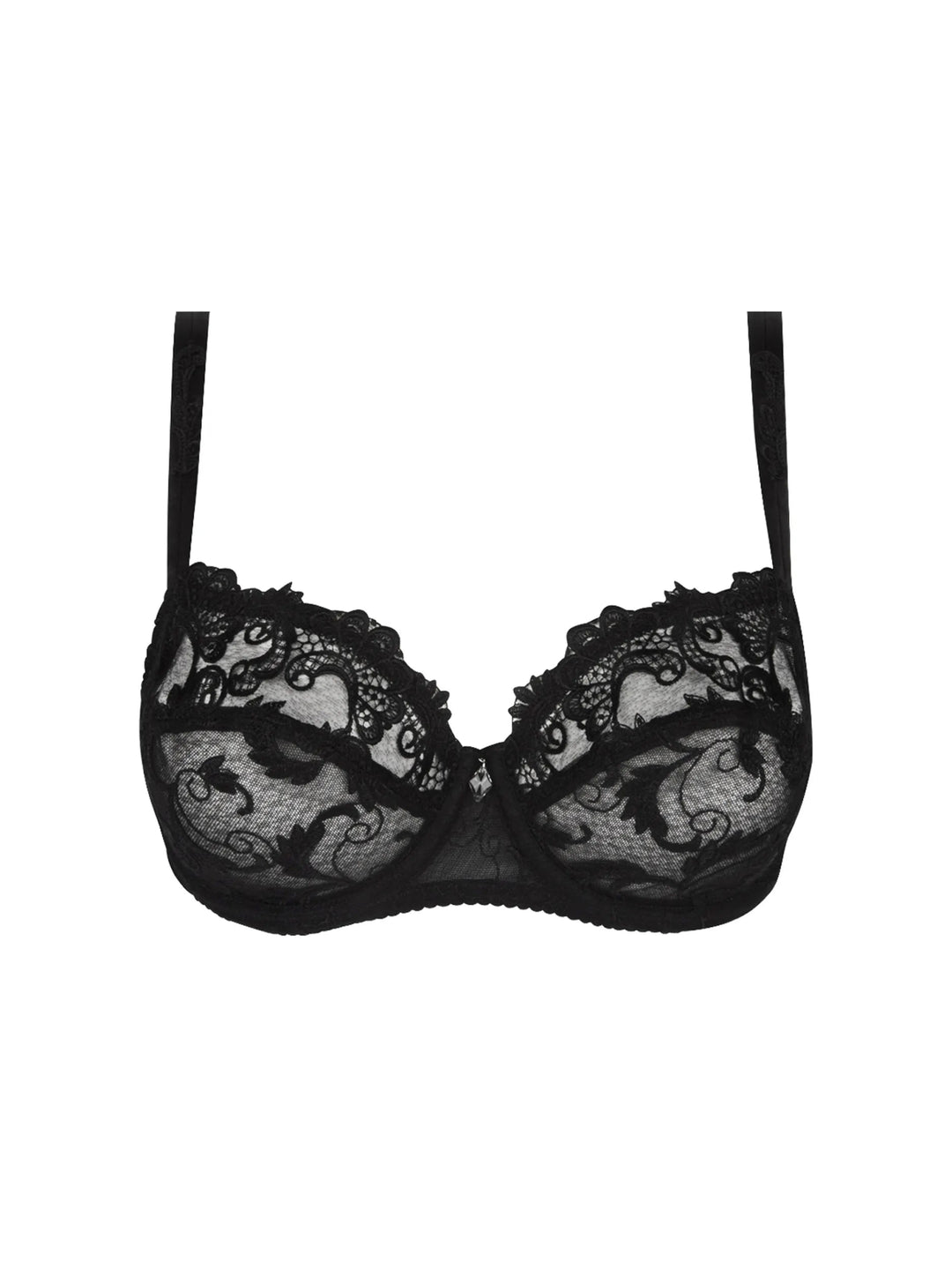 Lise Charmel Dressing Floral Half Cup Bra - Sugar Cookies Lingerie