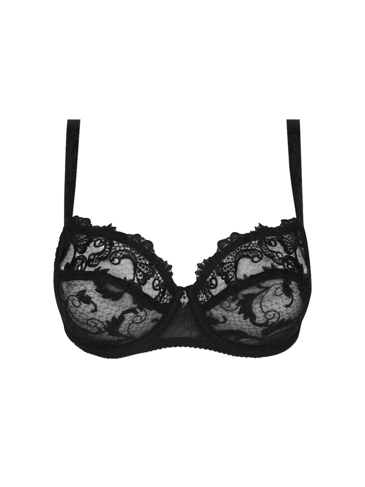 Lise Charmel Dressing Floral Half Cup Bra - Sugar Cookies Lingerie