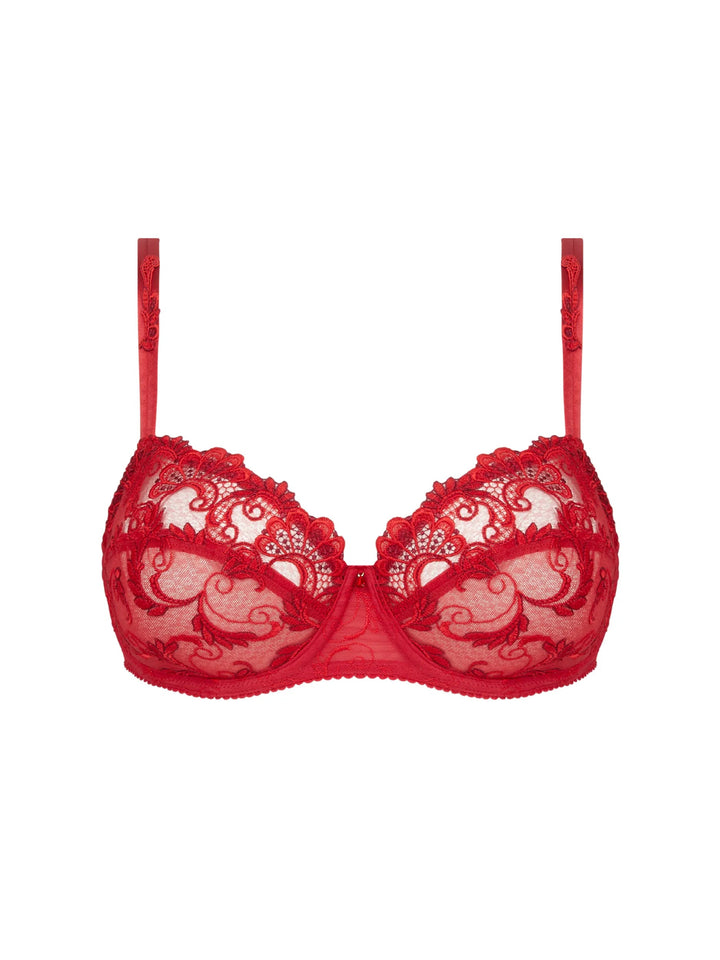 Lise Charmel Dressing Floral Half Cup Bra - Sugar Cookies Lingerie