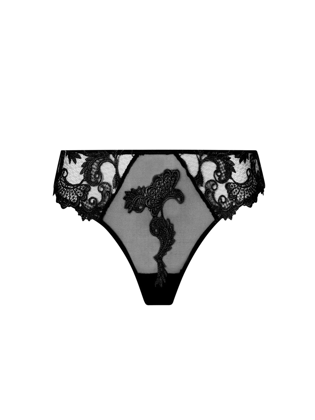 Lise Charmel Dressing Floral Seduction Brief Black - Sugar Cookies Lingerie