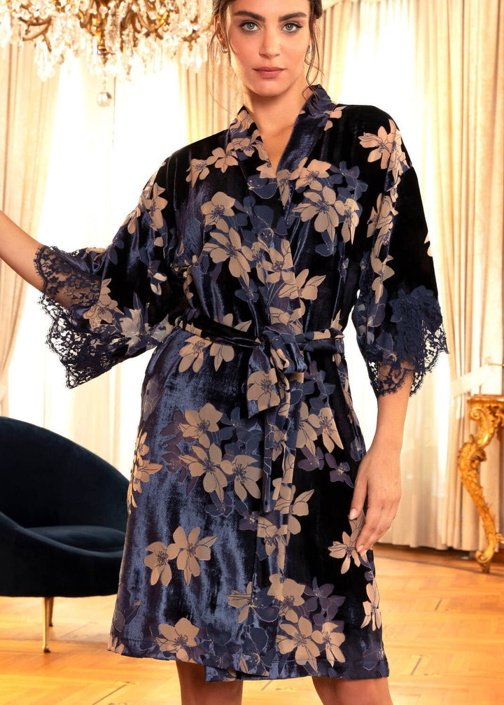 Lise Charmel Eclat Couture Velvet Kimono - Sugar Cookies Lingerie