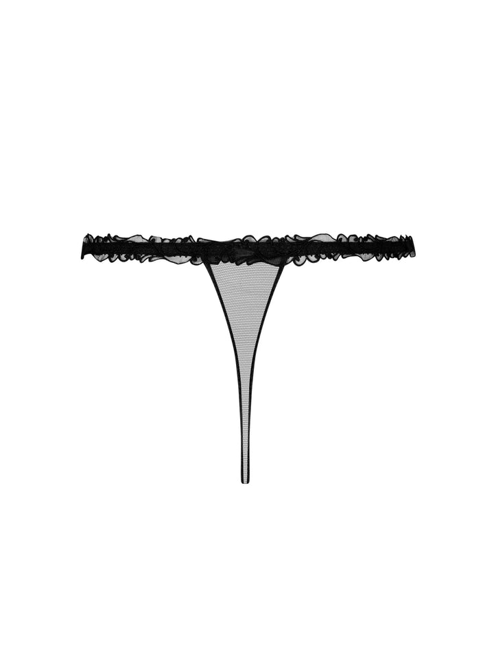 Lise Charmel Soir De Venise Sexy Thong Black - Sugar Cookies Lingerie