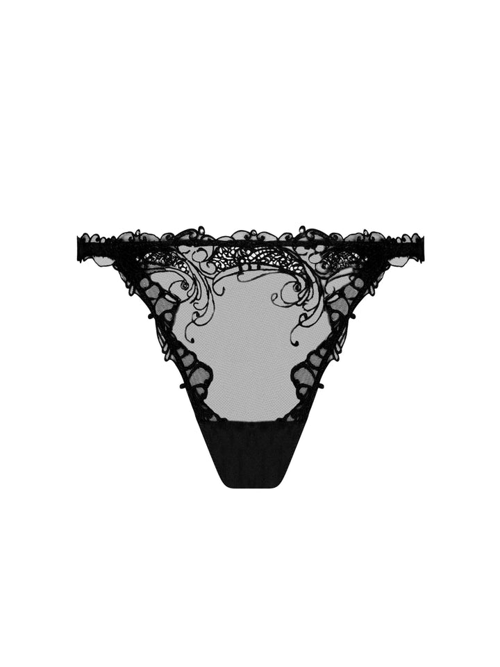 Lise Charmel Soir De Venise Sexy Thong Black - Sugar Cookies Lingerie
