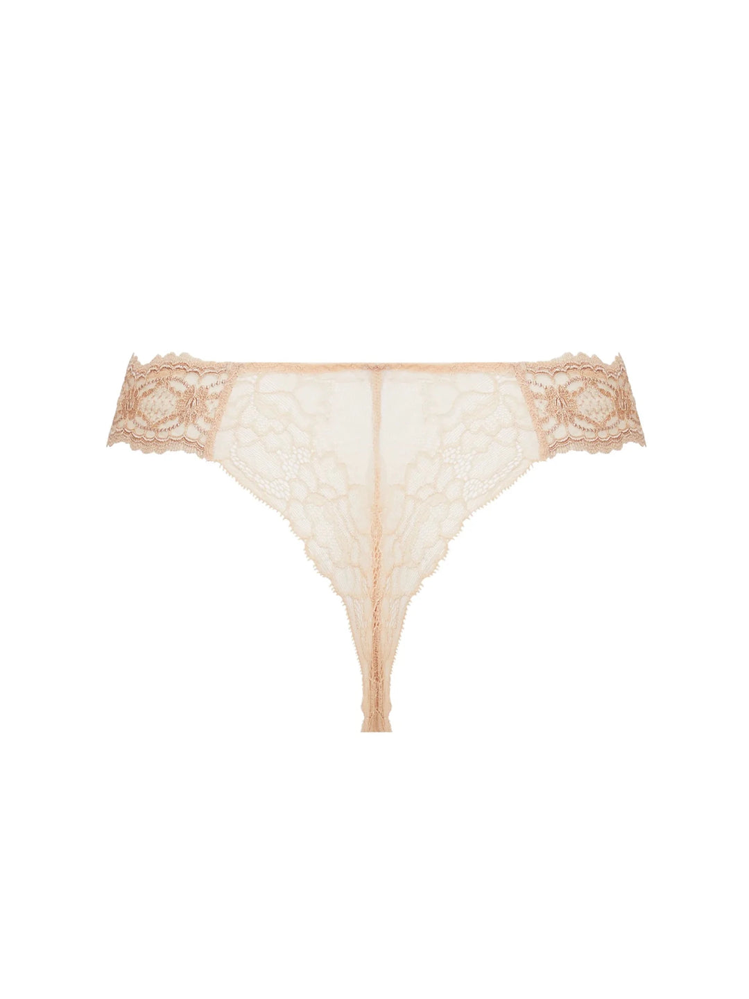 Lise Charmel Sublime En Dentelle Thong Nude - Sugar Cookies Lingerie