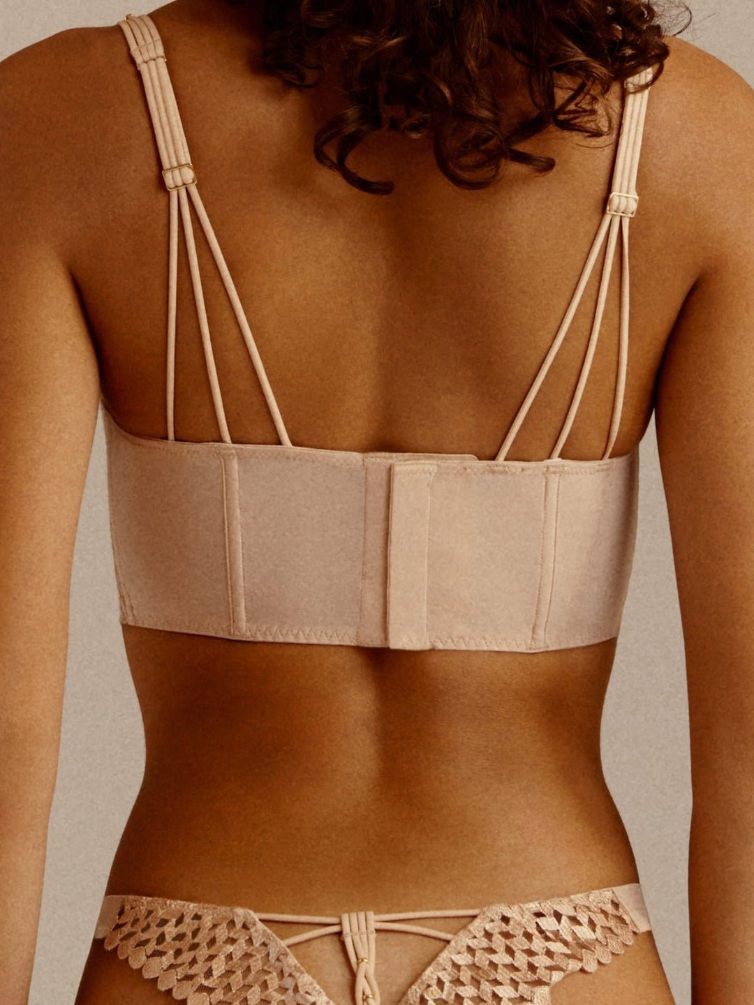 LIVY Chanzy Wire Bustier - Sugar Cookies Lingerie