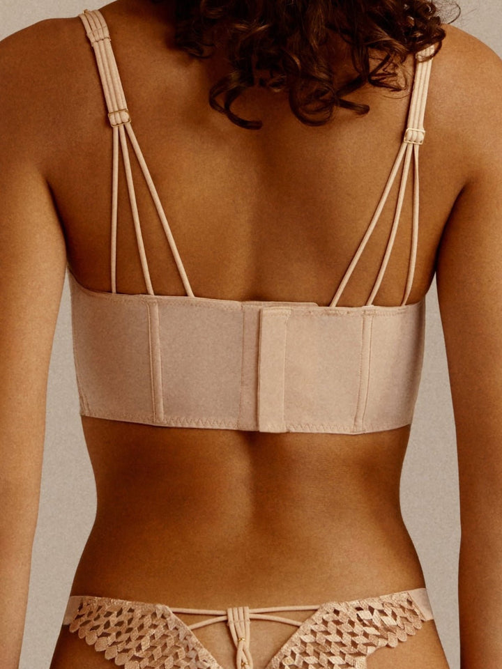 LIVY Chanzy Wire Bustier - Sugar Cookies Lingerie