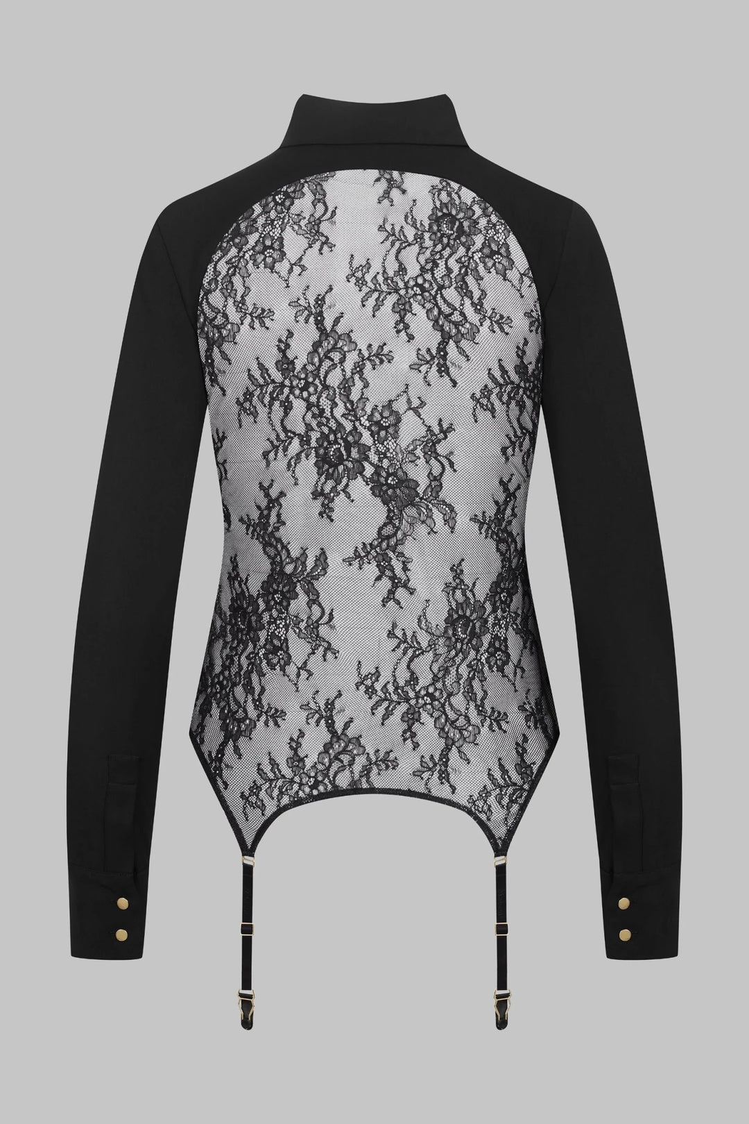 Maison Close Back Lace Garter Shirt - Sugar Cookies Lingerie