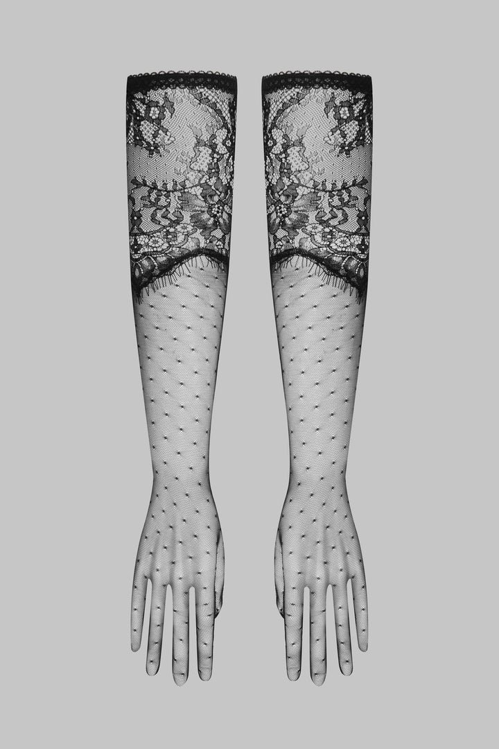 Maison Close Inspiration Divine Opera Gloves - Sugar Cookies Lingerie