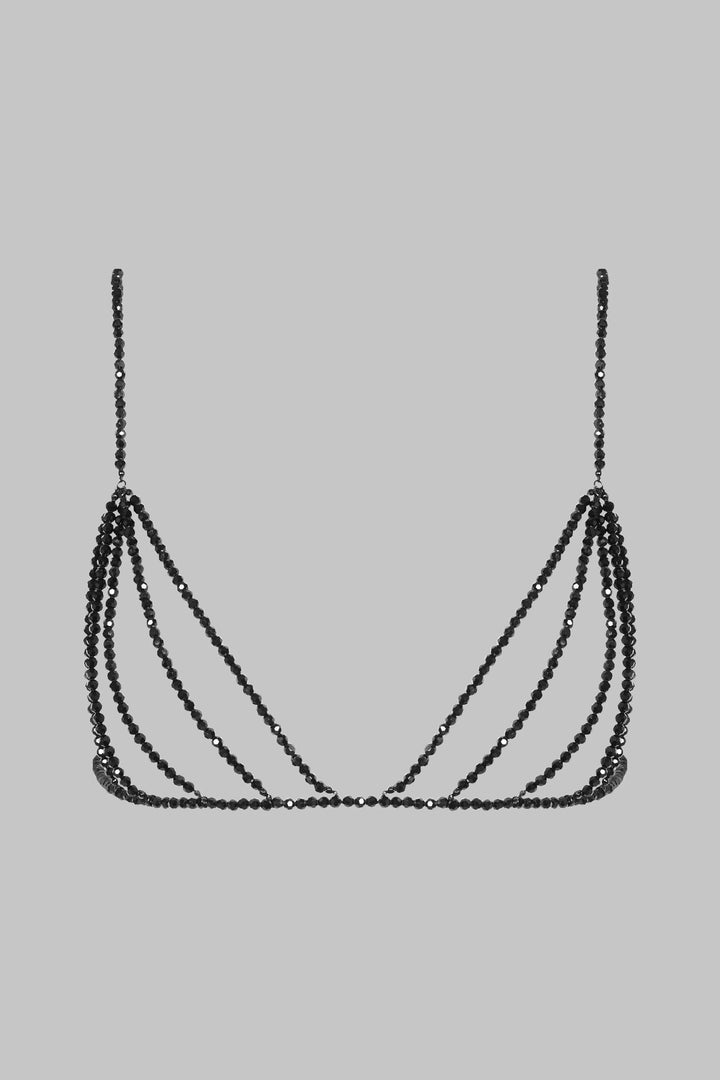 Maison Close Les Fetiches Jeweled Open Triangle Bra - Sugar Cookies Lingerie