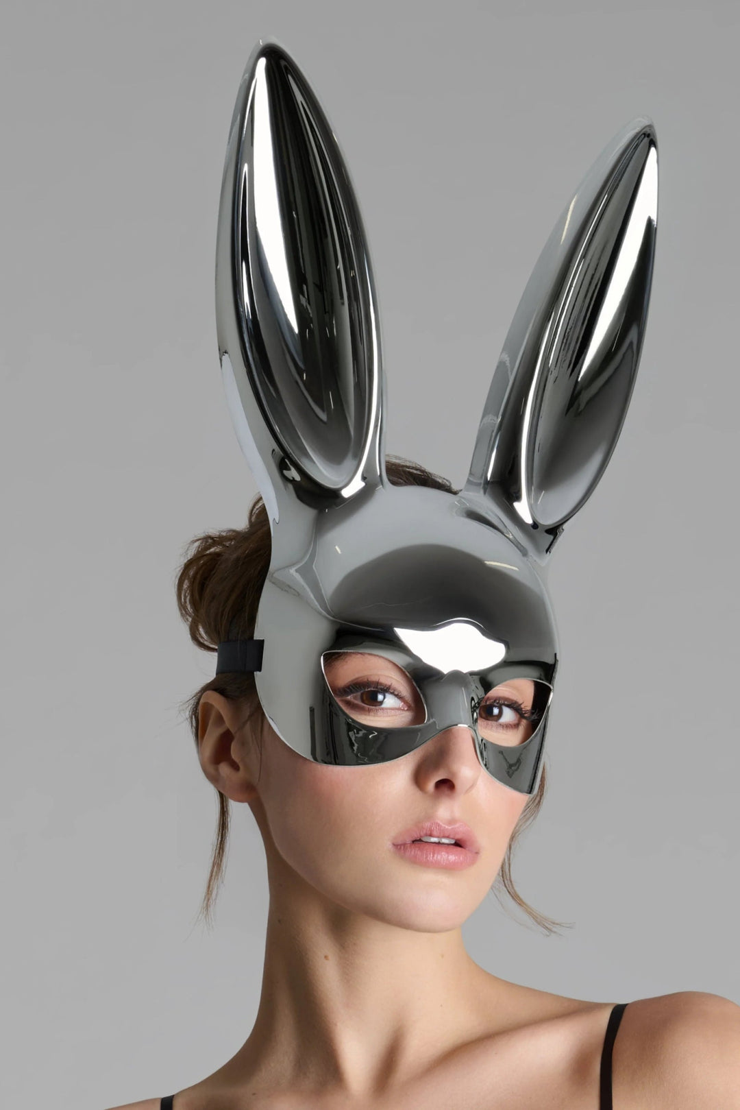 Maison Close Mirror Bunny Mask Silver - Sugar Cookies Lingerie