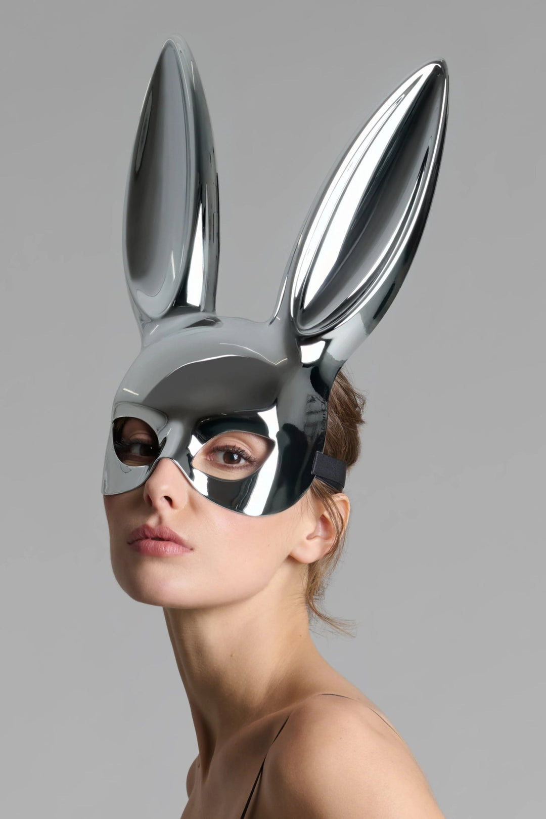 Maison Close Mirror Bunny Mask Silver - Sugar Cookies Lingerie