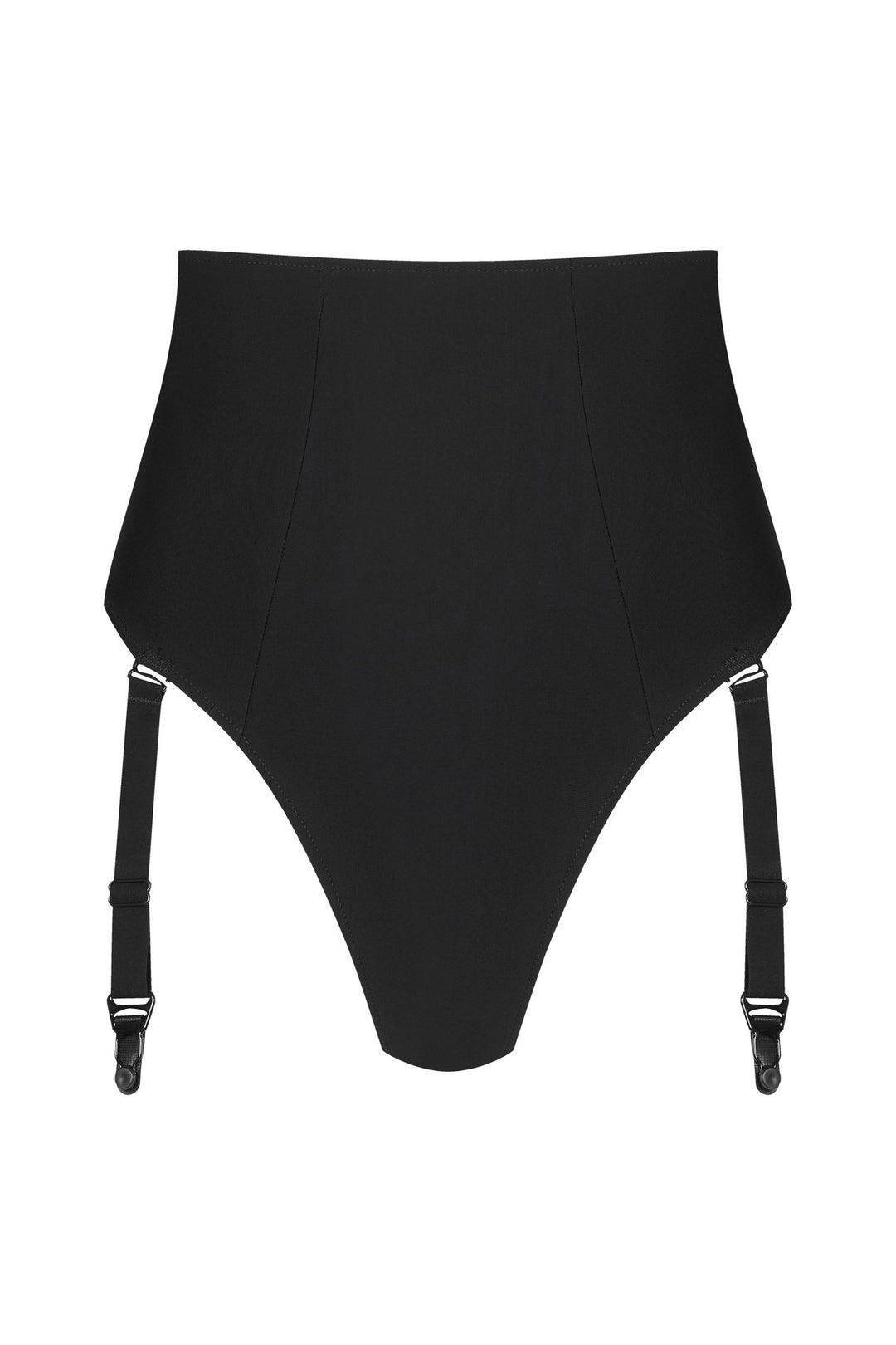 Maison Close Nuit Infinie High Waist Tanga With Suspenders - Sugar Cookies Lingerie