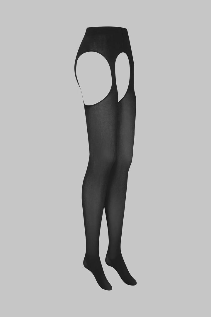Maison Close Open Suspender Tights 70D - Sugar Cookies Lingerie