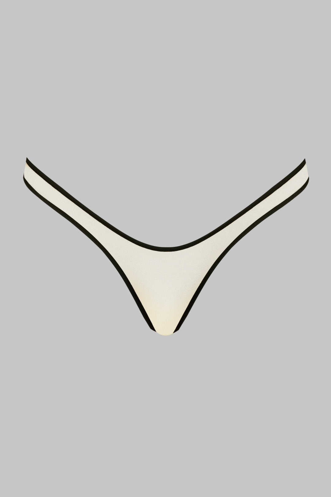 Maison Close Pure Tentation Sheer High Cut Thong - Sugar Cookies Lingerie