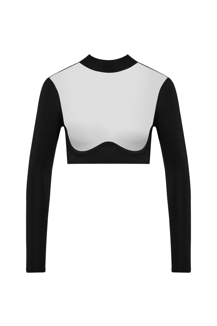 Maison Close Pure Tentation Sheer Long Sleeve Top - Sugar Cookies Lingerie