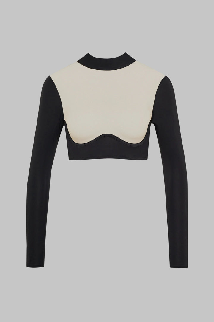 Maison Close Pure Tentation Sheer Long Sleeve Top - Sugar Cookies Lingerie