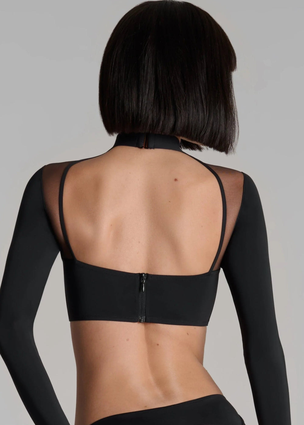 Maison Close Pure Tentation Sheer Long Sleeve Top - Sugar Cookies Lingerie