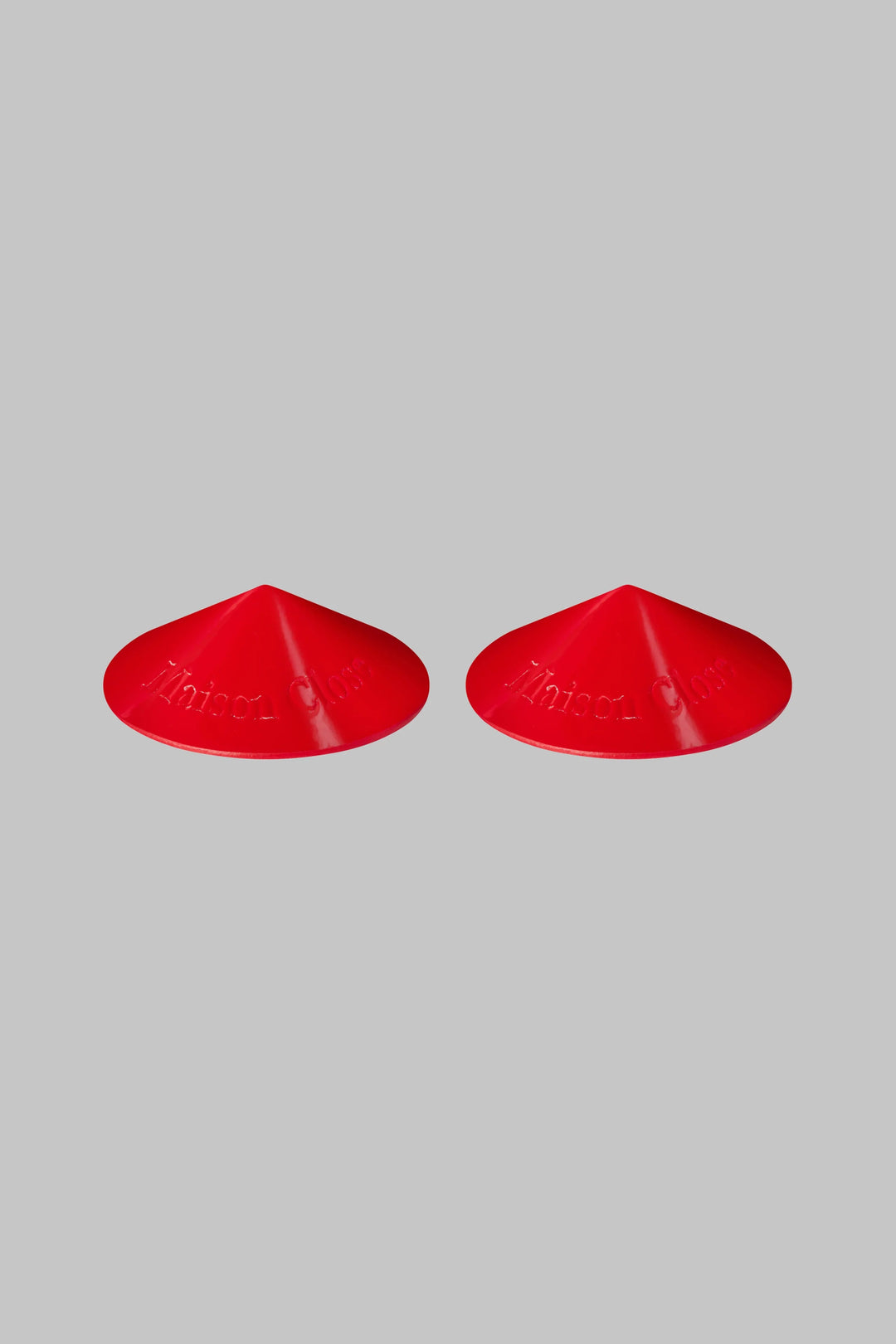 Maison Close Red Patent Leather Nipple Covers - Sugar Cookies Lingerie