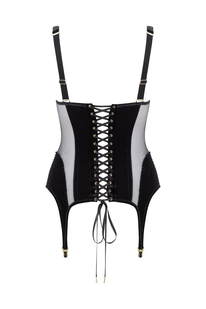 Maison Close Rococo Open Garter Corset - Sugar Cookies Lingerie