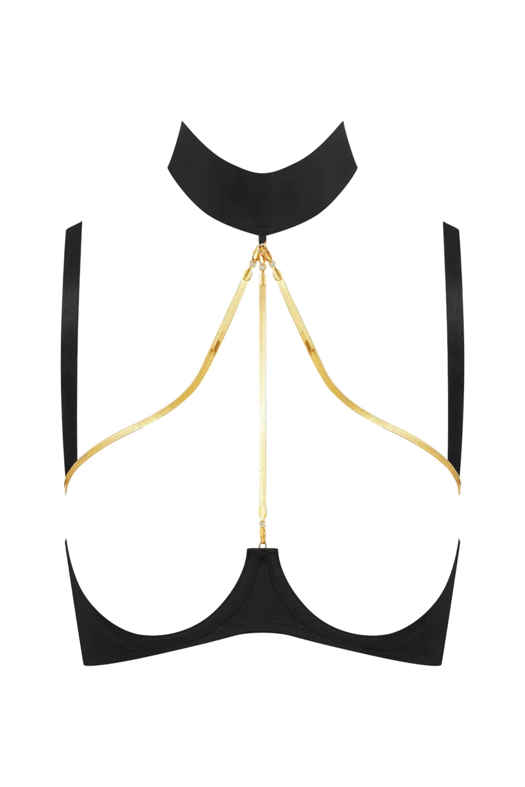 Maison Close Tapage Nocturne Open Bra with Jewelry - Sugar Cookies Lingerie