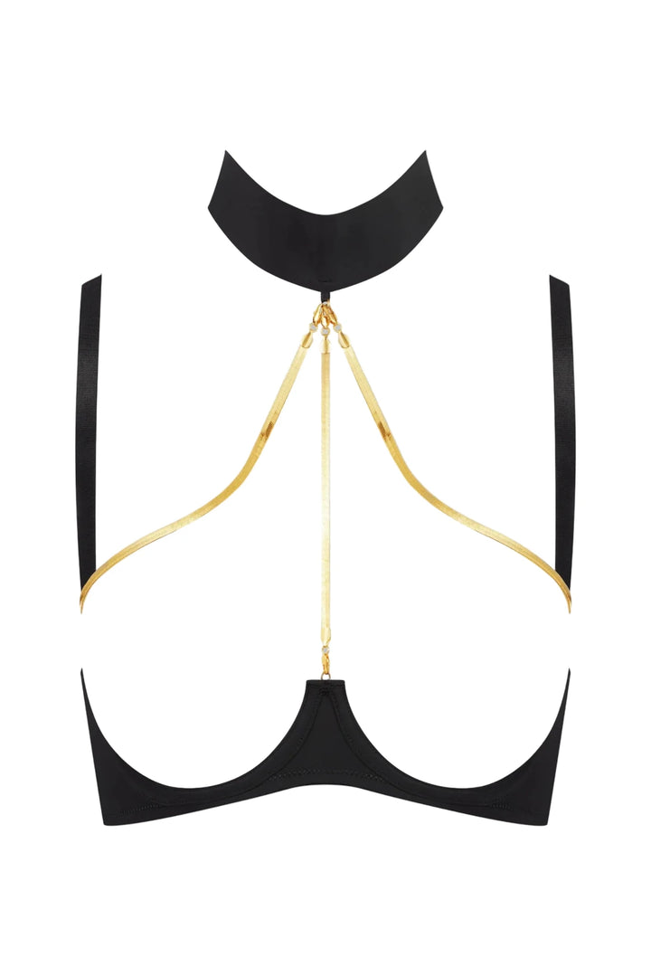 Maison Close Tapage Nocturne Open Bra with Jewelry - Sugar Cookies Lingerie