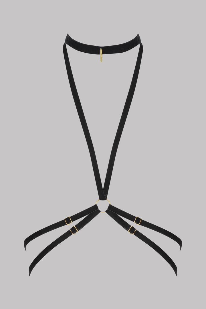 Maison Close Velvet Harness - Sugar Cookies Lingerie