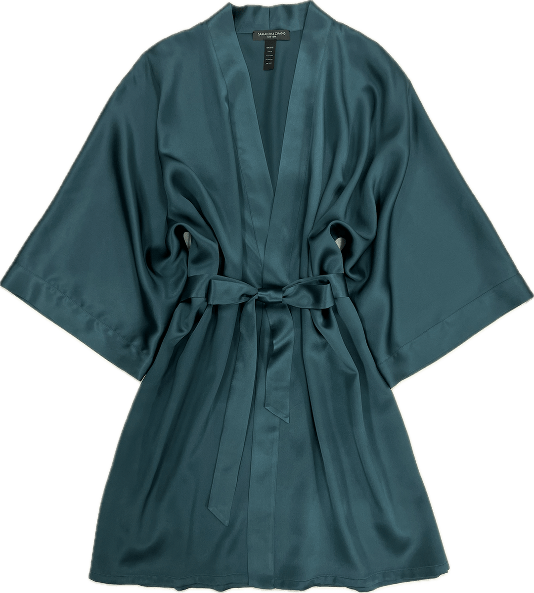 Samantha Chang Silk Short Kimono - Sugar Cookies Lingerie