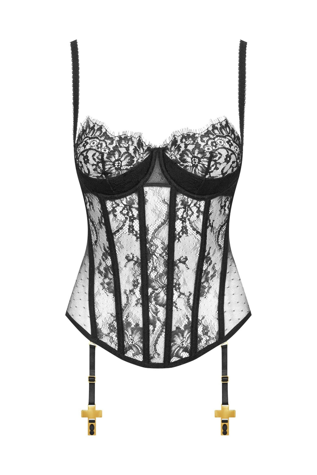 Scandale Inspiration Divine Lace Corset - Sugar Cookies Lingerie