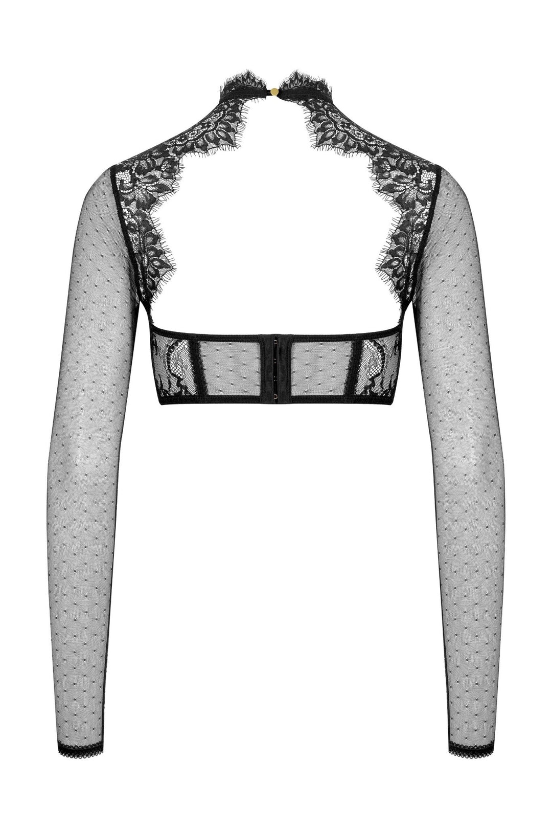 Scandale Inspiration Divine Lace Long Sleeve Top - Sugar Cookies Lingerie