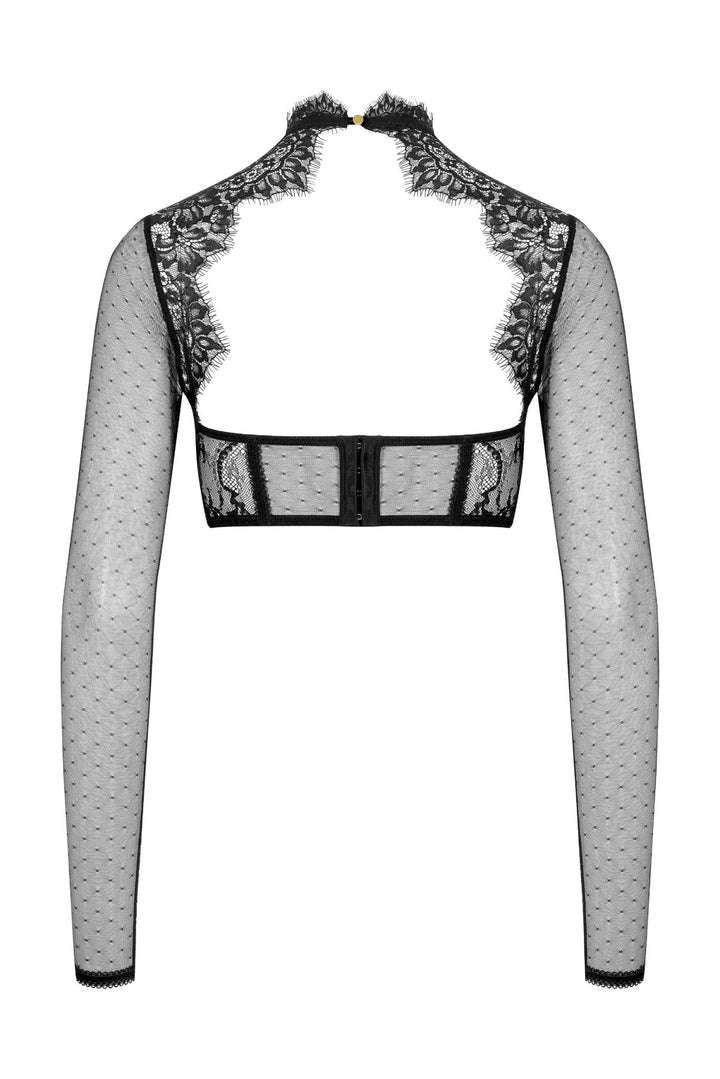 Scandale Inspiration Divine Lace Long Sleeve Top - Sugar Cookies Lingerie