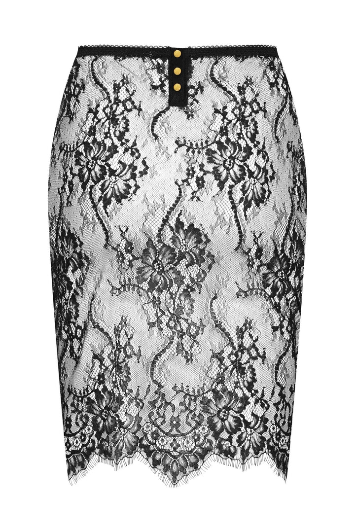 Scandale Inspiration Divine Lace Slip Skirt - Sugar Cookies Lingerie