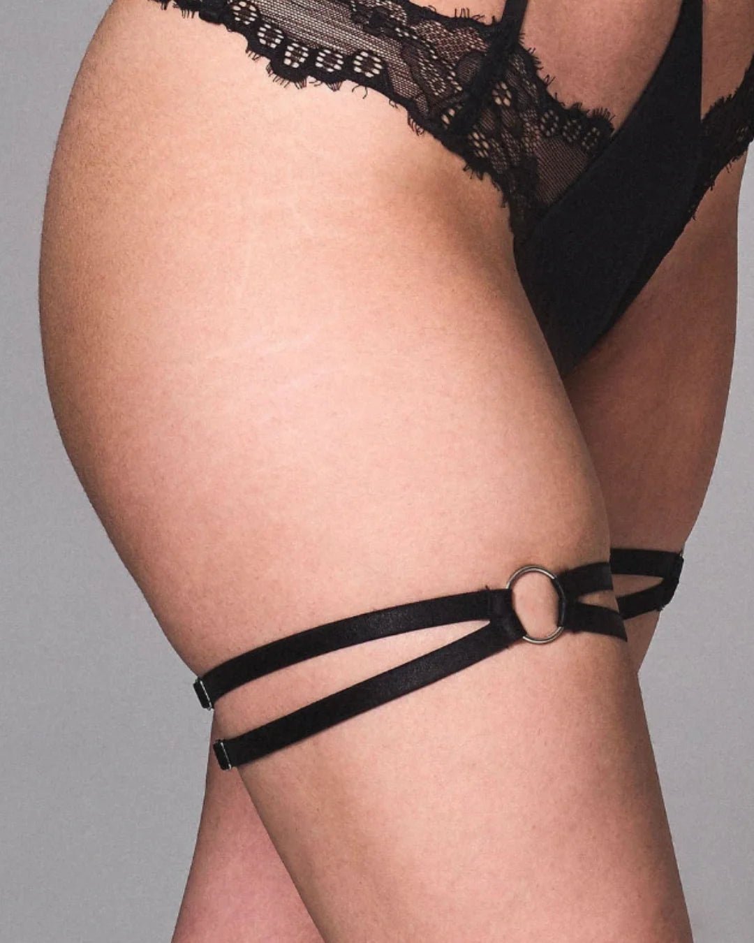 Thistle and Spire Strapped In Thigh Garters - Sugar Cookies Lingerie