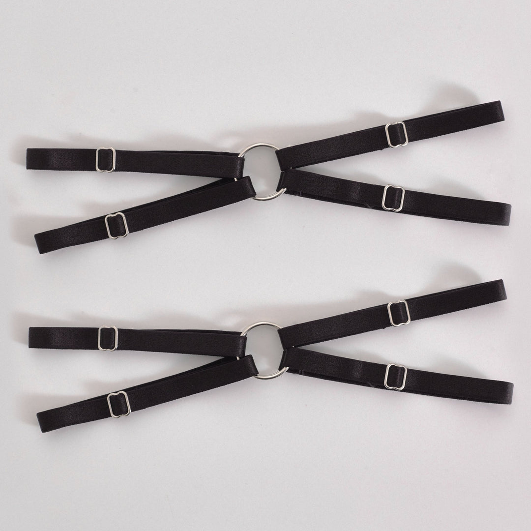Thistle and Spire Strapped In Thigh Garters - Sugar Cookies Lingerie