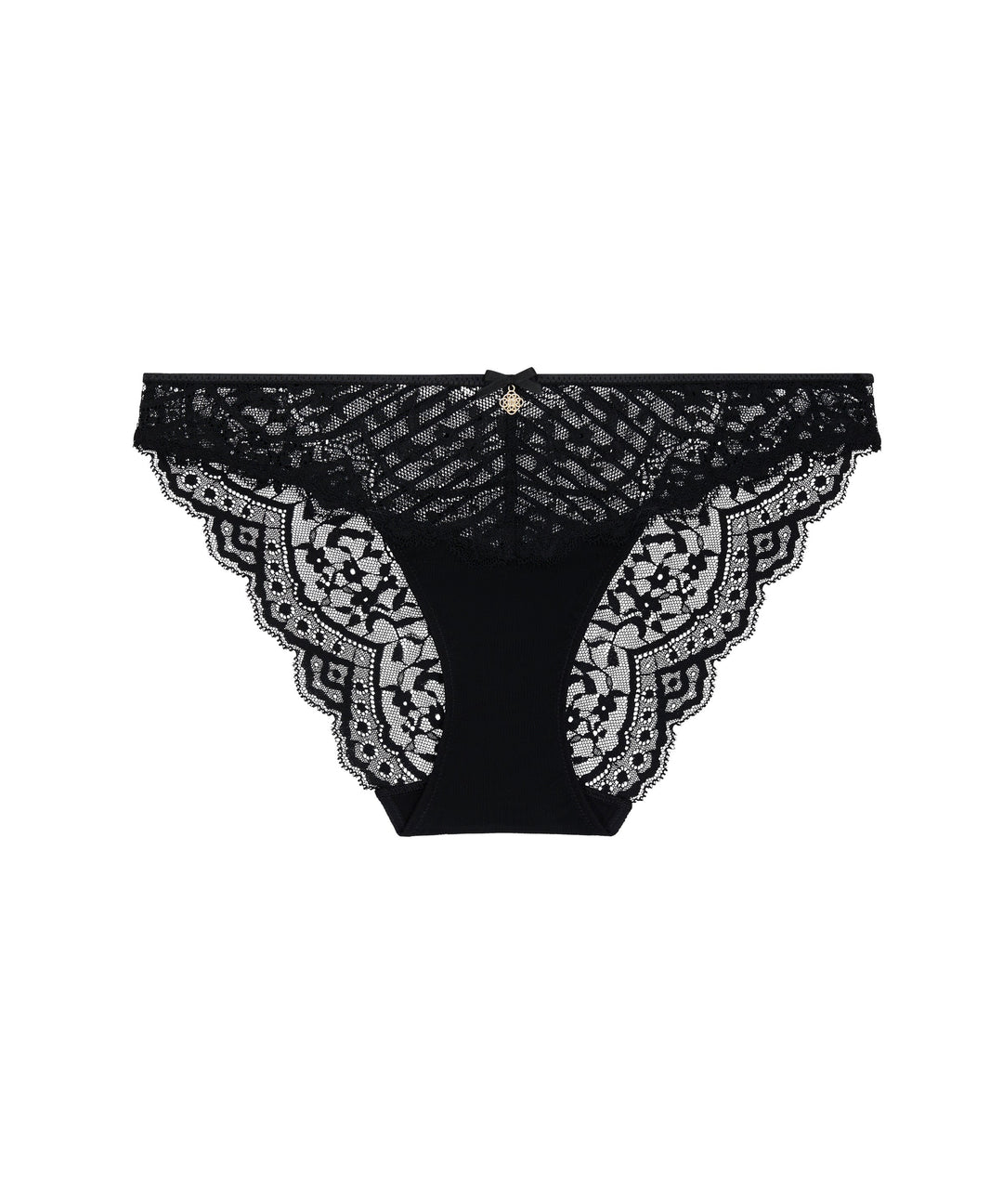 Aubade Love Vertigo Italian Brief in Black — editorial