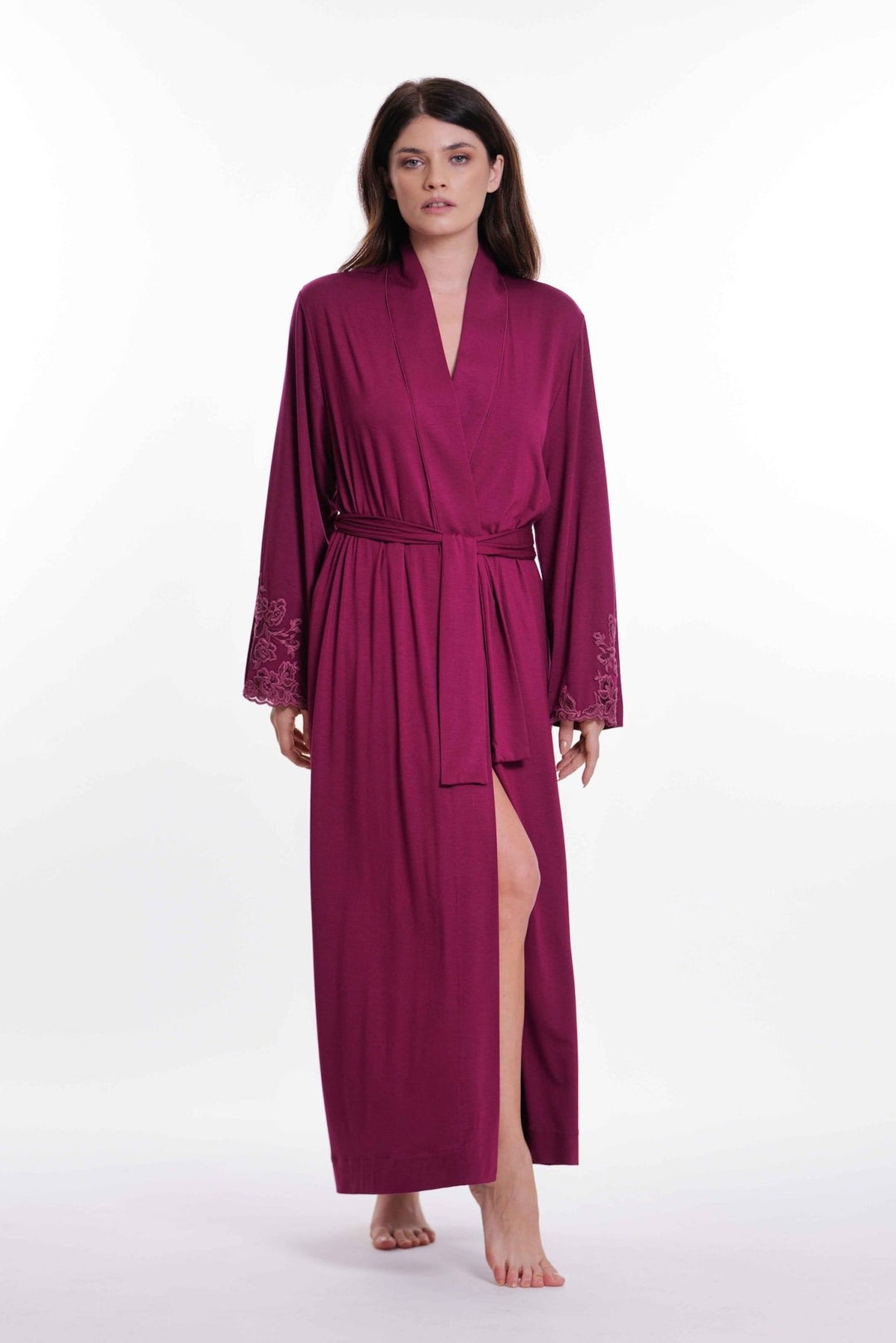 Verdiani Long Modal Robe - Sugar Cookies Lingerie
