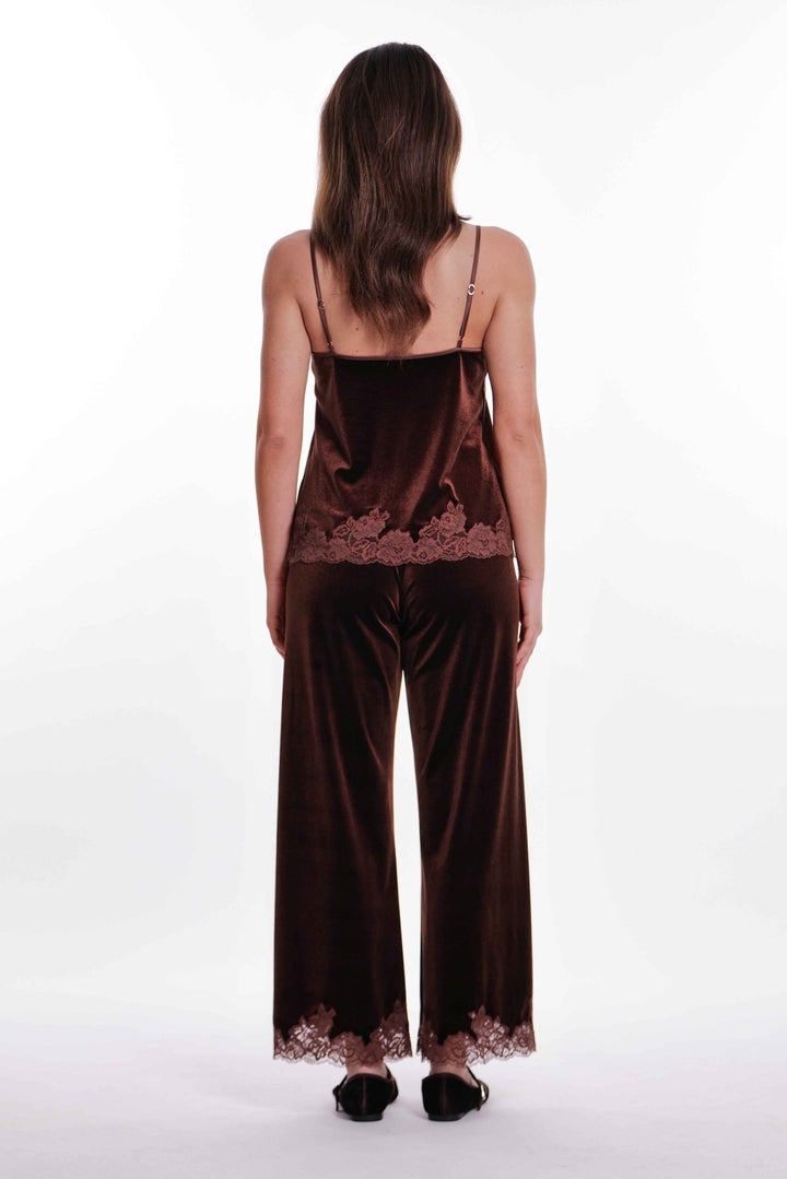 Verdiani Velvet Cami Pant Lounge Set - Sugar Cookies Lingerie