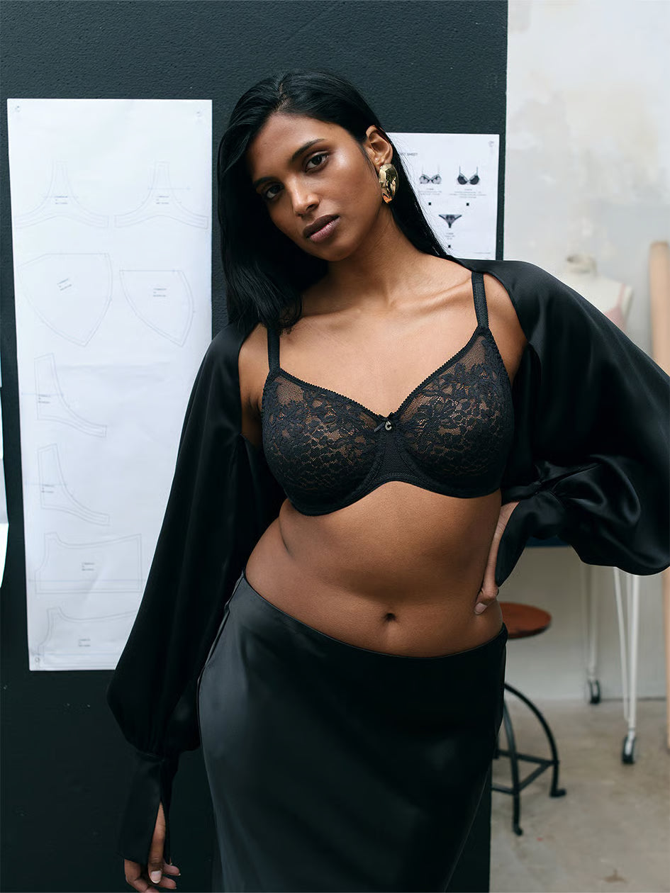 Chantelle Maris Lace Full Coverage Unlined Bra