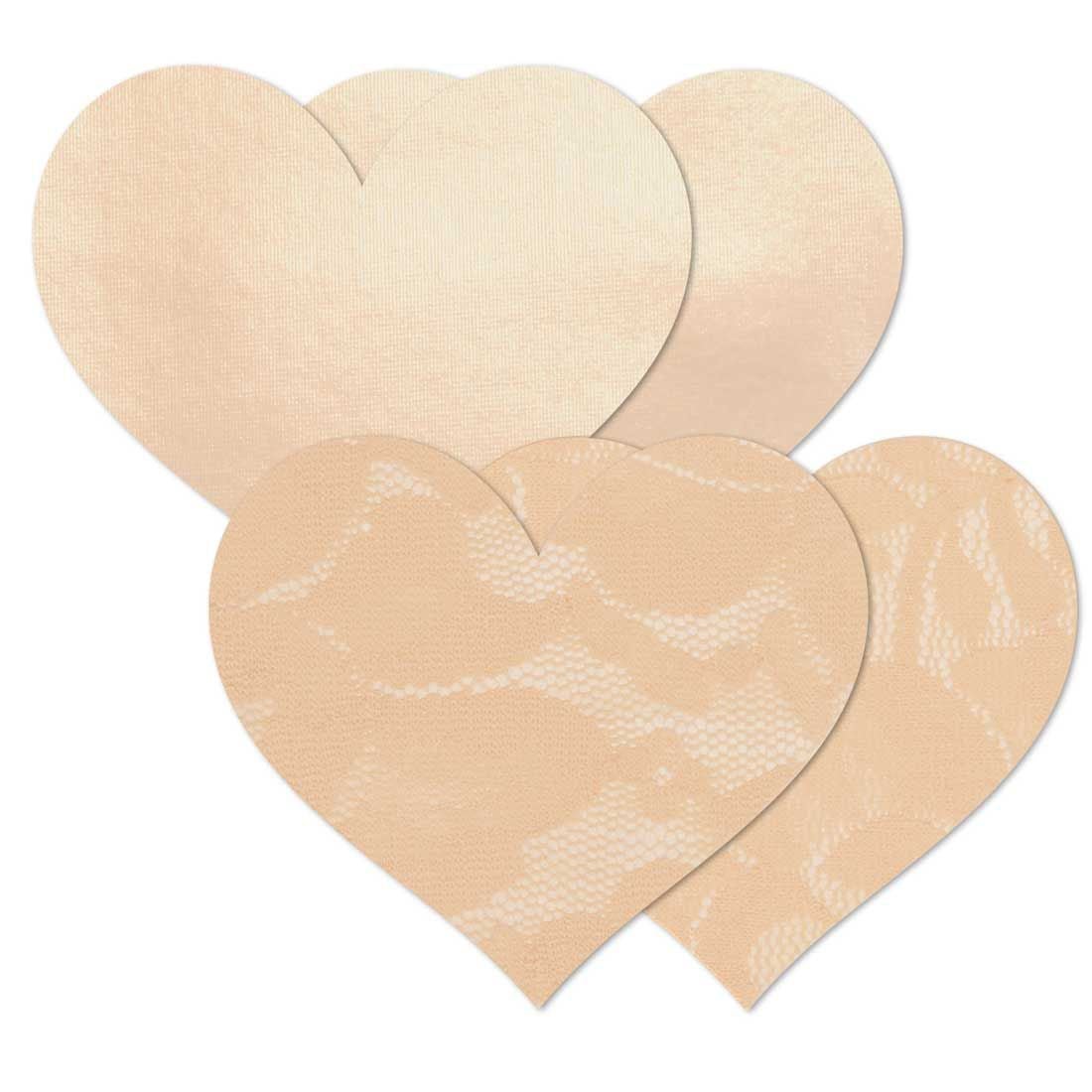 B-Six Heart Nipple Covers - Sugar Cookies Lingerie