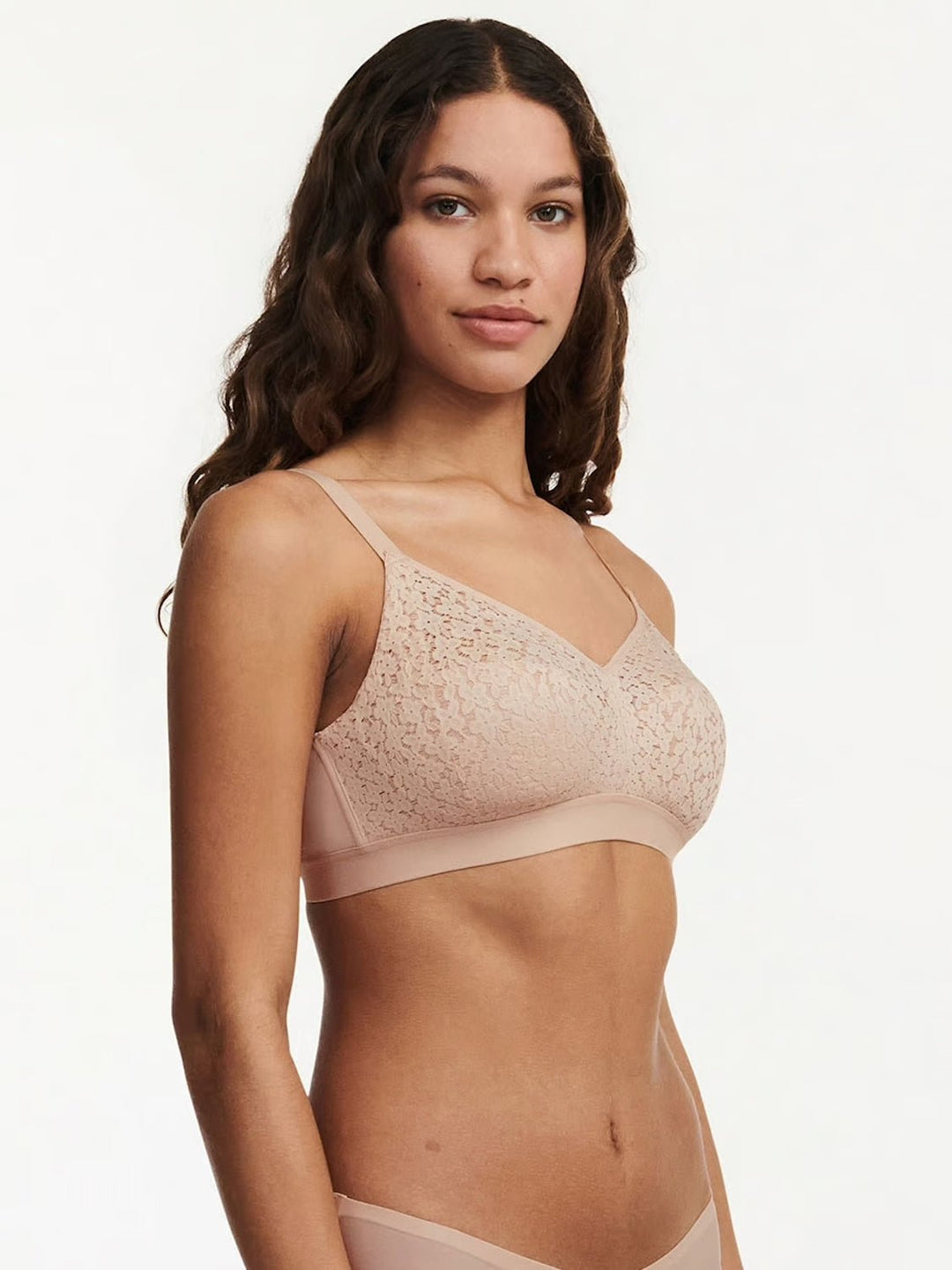 Chantelle Norah Comfort Supportive Wirefree Bra - Sugar Cookies Lingerie