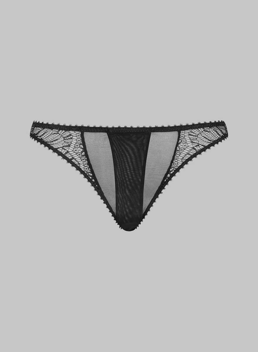 Maison Close Accroche Coeur Openable Thong - Sugar Cookies Lingerie