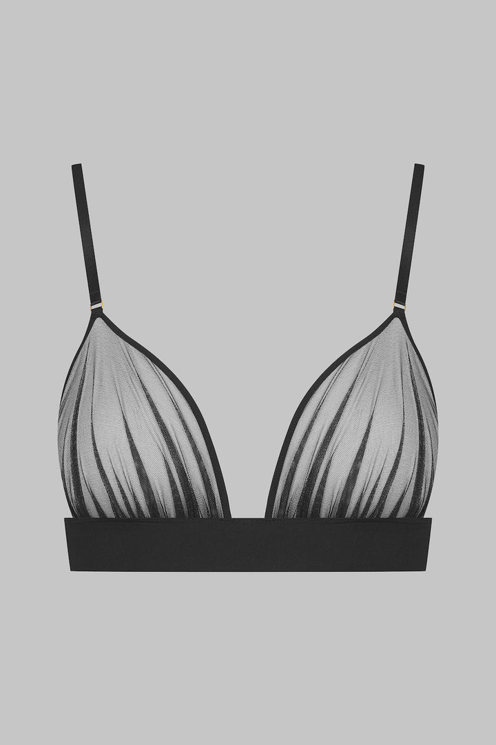 Maison Close Nuit Fauve Wireless Triangle Bra - Sugar Cookies Lingerie